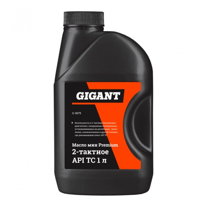 Gigant Масло мин Premium 2-х тактное 1 л  API - TC 1л G-0675 16447022